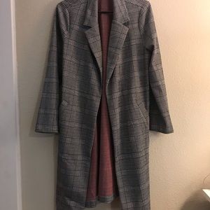 Women’s patterned trench coat